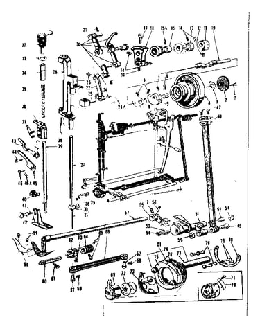 Presser bar and shuttle assembly