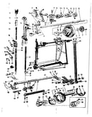 Presser bar and shuttle  assembly