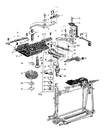 Zigzag guide assembly
