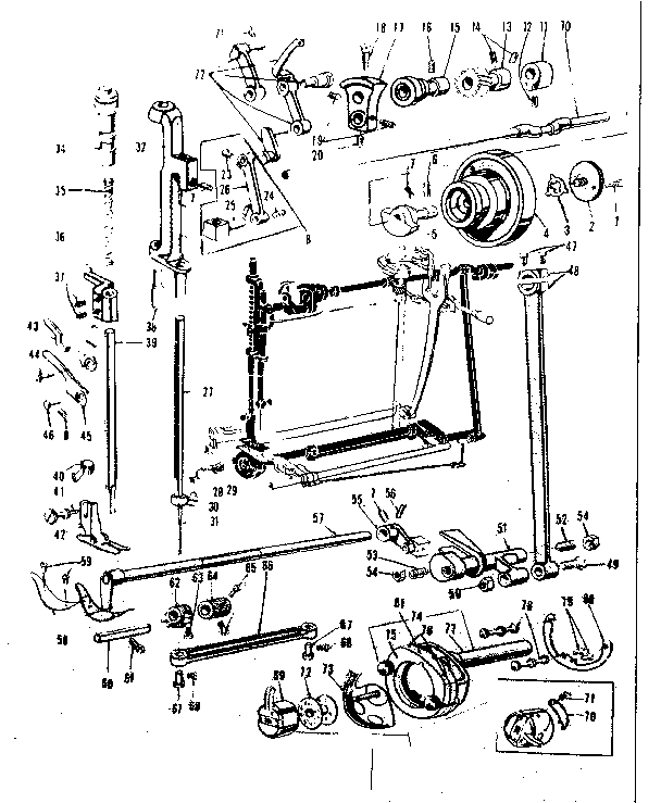 Presser bar and shuttle assembly