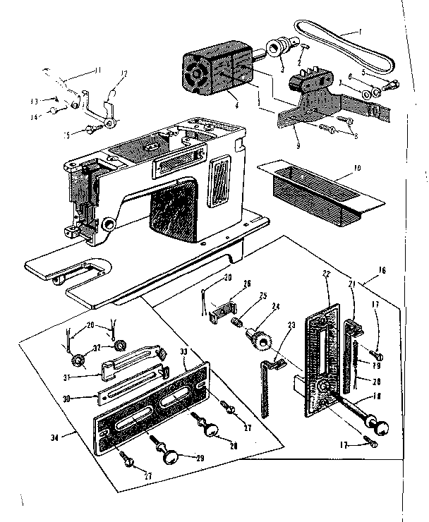 MOTOR ASSEMBLY AND CONTROLS