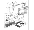 Kenmore 158445 attachment parts and zigzag assembly diagram
