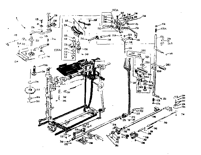 Zigzag guide assembly