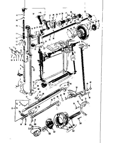 Presser bar and shuttle assembly