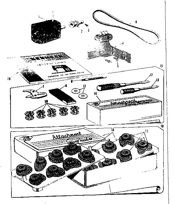 Attachment parts