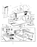 Motor and attachment parts
