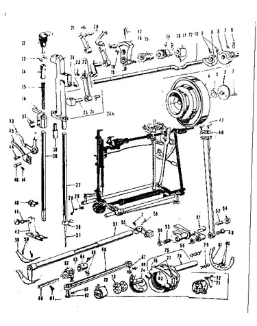 Presser bar and shuttle assembly