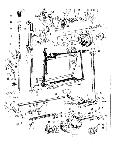 Presser bar and shuttle assembly