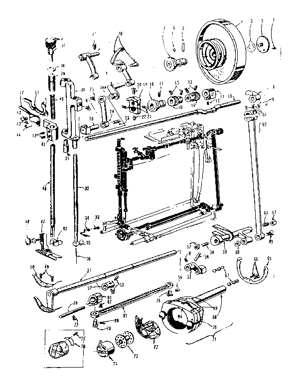 Presser bar and shuttle assembly