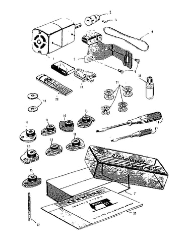 Motor and attachment parts