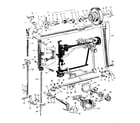 Kenmore 158520 presser bar and shuttle assembly diagram