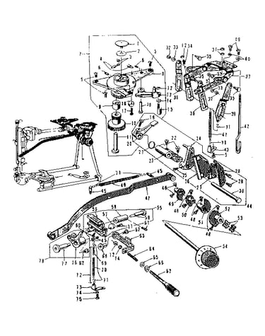 Zigzag guide assembly