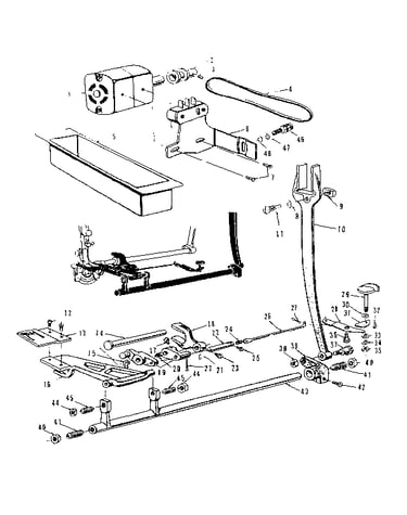 Feed regulator and motor  assembly