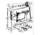 Kenmore 158521 presser bar and shuttle  assembly diagram