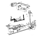 Kenmore 158521 feed regulator and motor assembly diagram