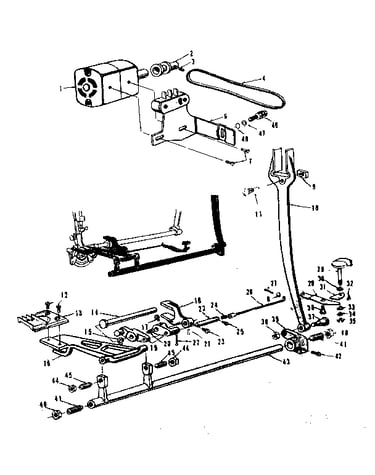 Feed regulator and motor assembly