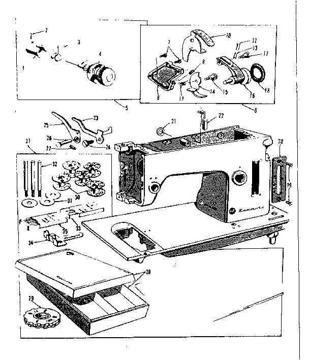Attachment parts