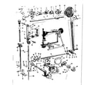 Kenmore 158522 presser bar and shuttle assembly diagram
