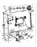 Presser bar and shuttle assembly