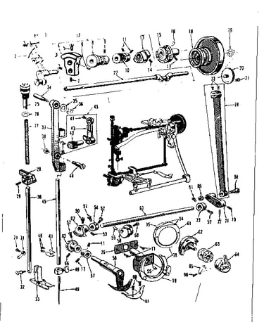 Presser bar and shuttle assembly