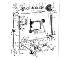 Kenmore 158523 presser bar and shuttle assembly diagram