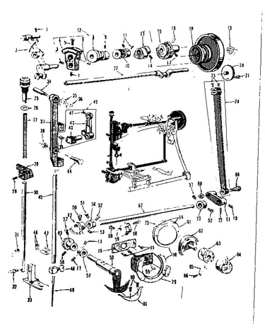Presser bar and shuttle assembly
