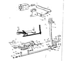 Kenmore 158523 feed regulator and motor assembly diagram