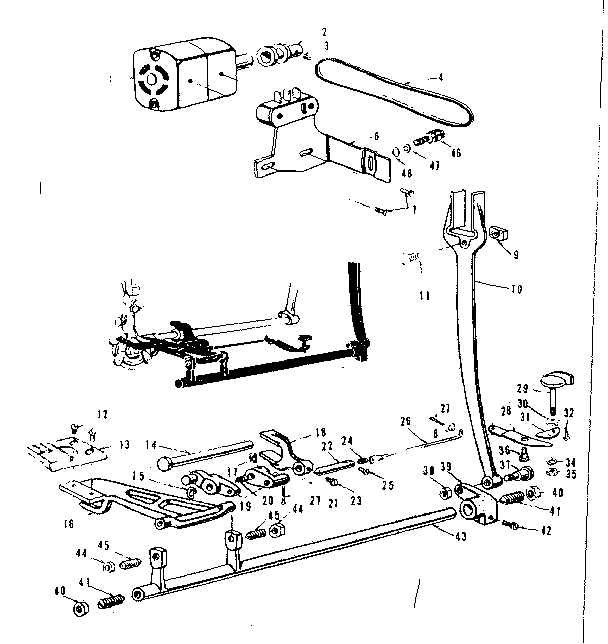 FEED REGULATOR AND MOTOR ASSEMBLY