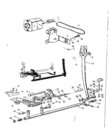 Feed regulator and motor assembly