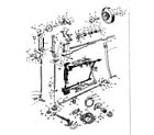 Kenmore 158882 presser bar and shuttle assembly diagram