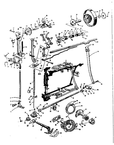 Presser bar and shuttle assembly