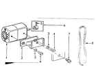 Kenmore 158882 motor assembly ii diagram