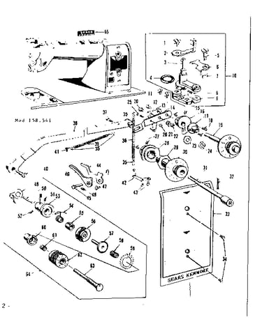 Bobbin winder and tension assembly