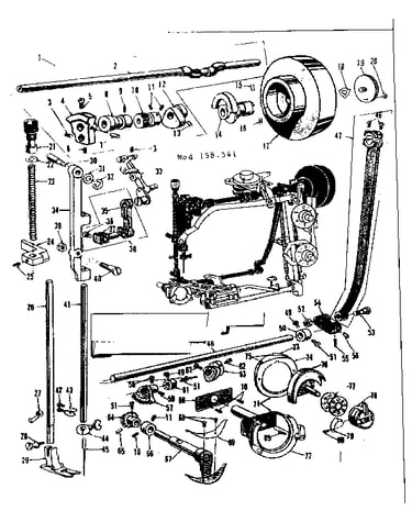 Presser bar and shuttle assembly