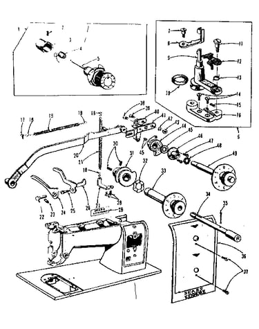 Zigzag guide assembly