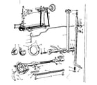Kenmore 158620 zigzag guide assembly diagram
