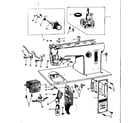 Kenmore 158650 thread tension assembly diagram