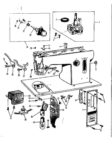 Thread tension assembly