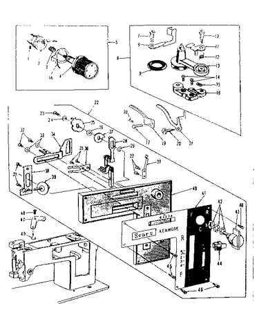 Bobbin winder and tension assembly