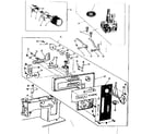 Kenmore 158841 bobbin winder and tension assembly diagram