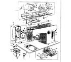 Kenmore 158850 base assembly diagram