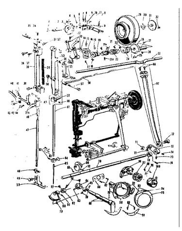Presser bar and shuttle assembly