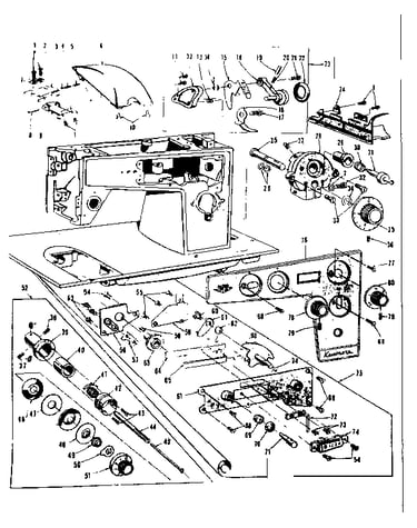Bobbin winder and tension controls