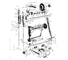 Kenmore 158903 presser bar and shuttle assembly diagram