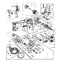 Kenmore 158920 bobbin winder and tension controls diagram