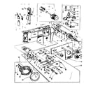 Kenmore 158920 bobbin winder and tension controls diagram