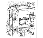 Kenmore 158920 presser bar and shuttle assembly diagram