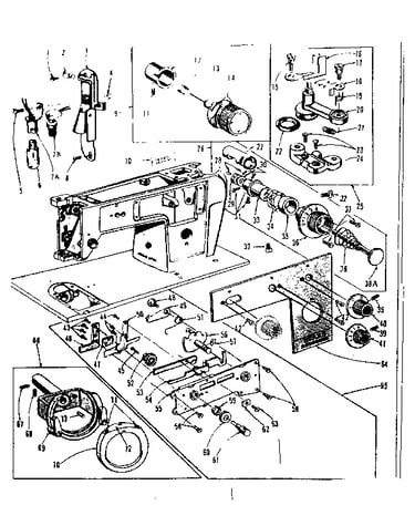Bobbin winder and tension controls