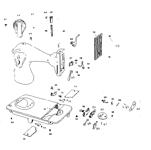 Presser bar and shuttle assembly