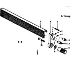 Craftsman 11321800 jointer fence assembly diagram